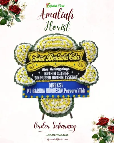 Papan Bunga Duka di Dadap