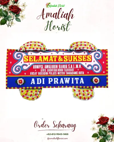 Karangan Bunga Ucapan Selamat di Dadap