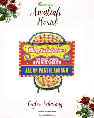 Bunga Papan Congratulation di Dadap